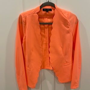 Highlighter color blazer jacket
